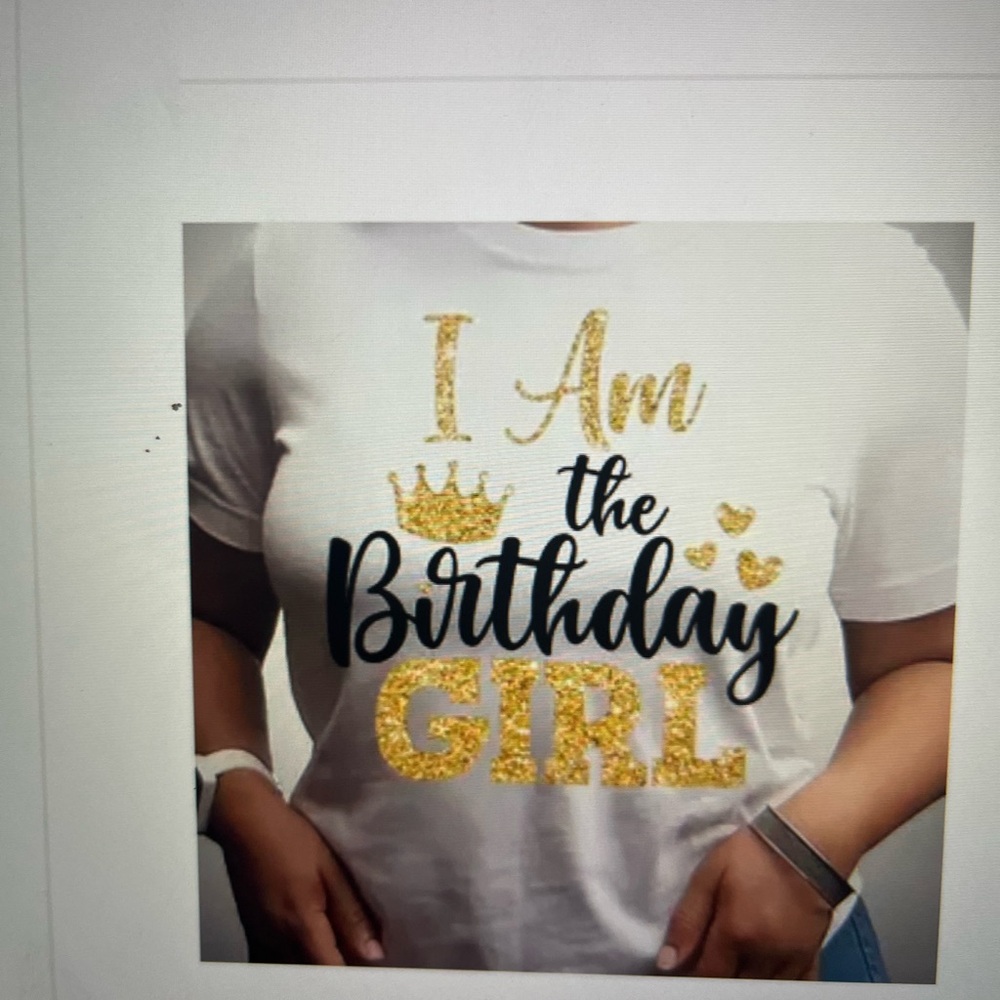 Birthday girl t shirt -NWOT-REDUCED!